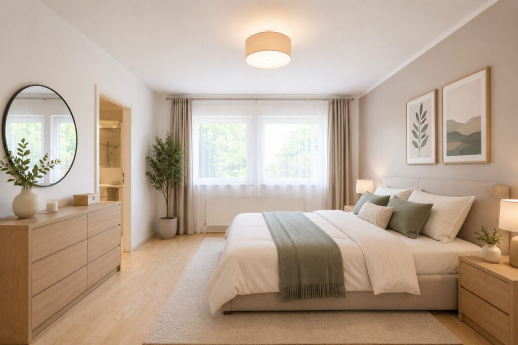 Schlafzimmer KI-Beisiel