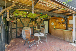 überdachte Veranda